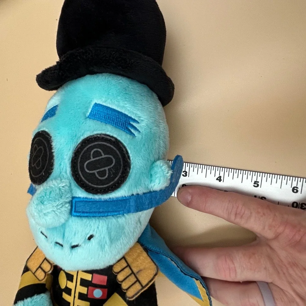 Coraline Mr Bobinsky Circus Plush Blue Button Eye Ringmaster Toy 9 Inch